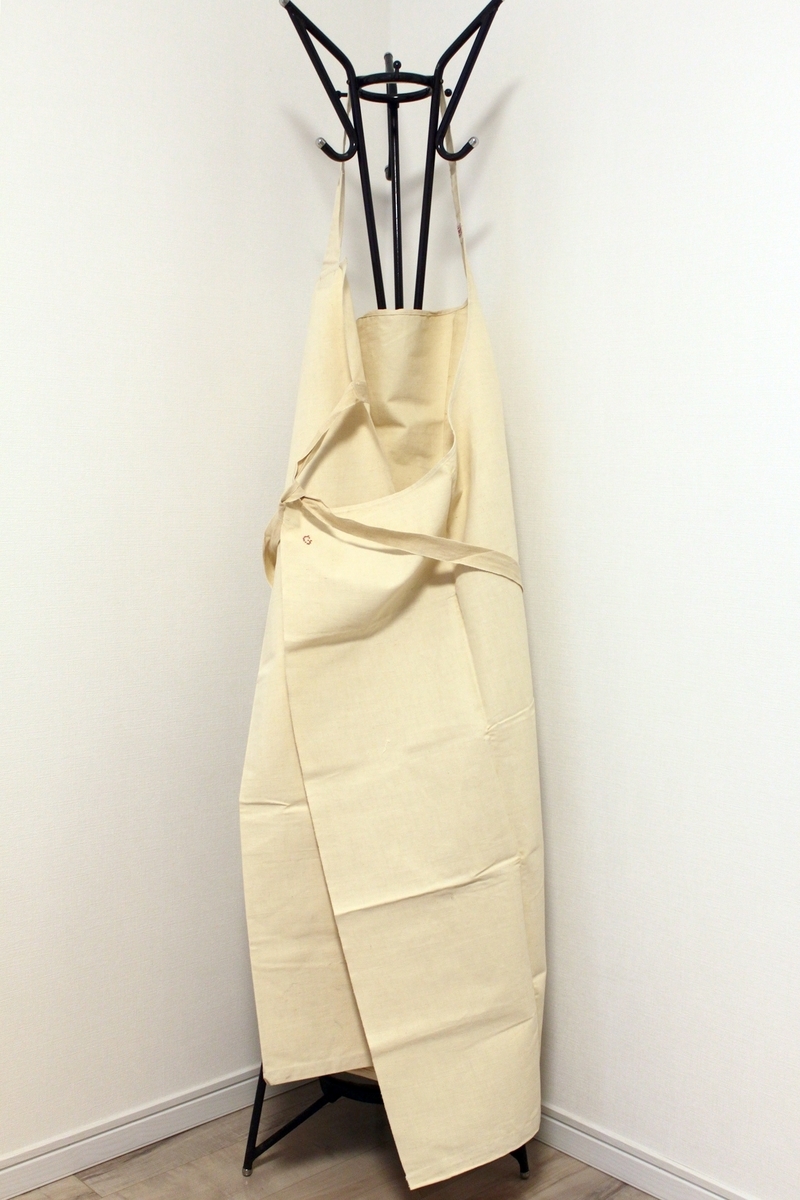 20s-30s FRENCH LINEN TABLIER / アンティーク フランス シャンブル 20s-30s FRENCH LINEN TABLIER / アンティーク フランス シャンブル