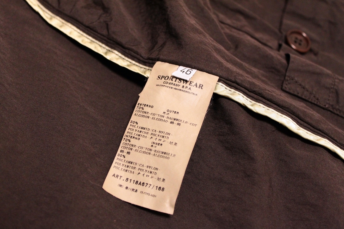 00s C.P. COMPANY COTTON-NYLON & COTTON-RAMIE TAILORED