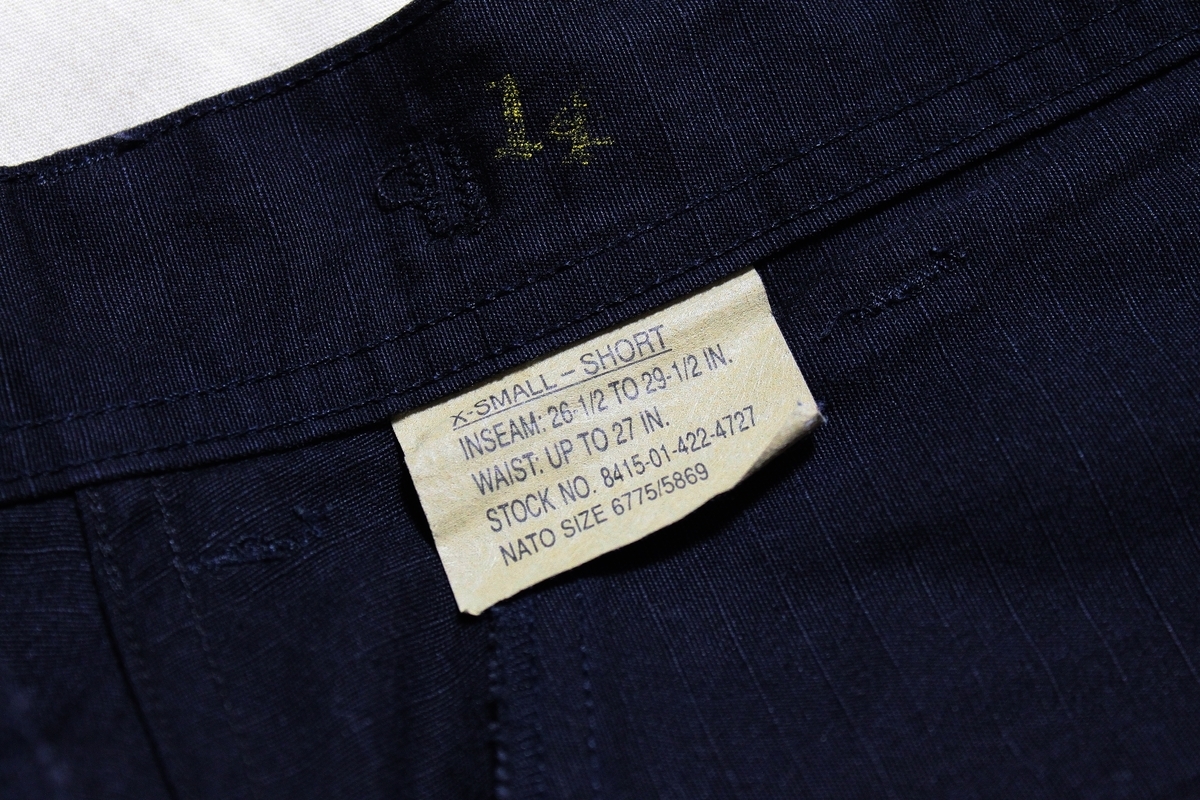 黒い古着 | 1997 US ARMY ''BLACK 357'' RIP-STOP TROUSERS X-SMALL
