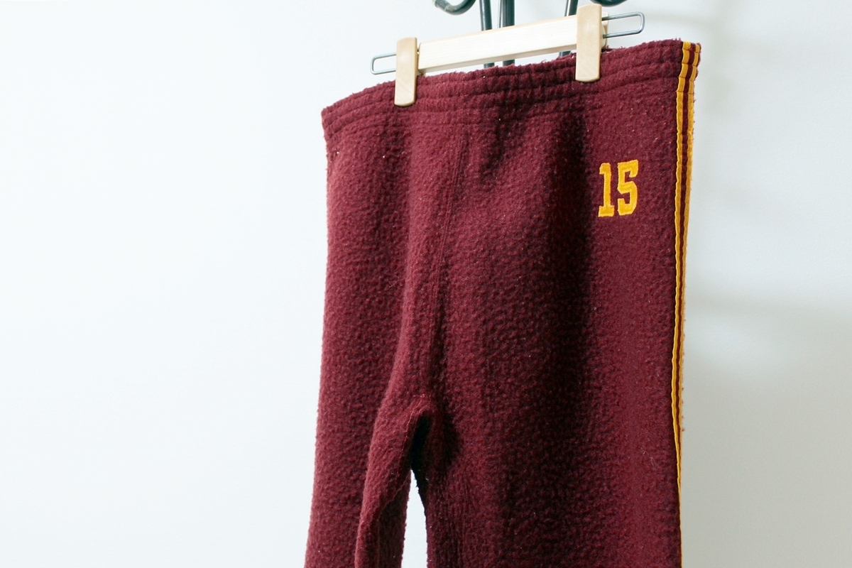 類稀な存在感を醸す古着 | 60s CHAMPION NYLON PILE SWEATPANTS 