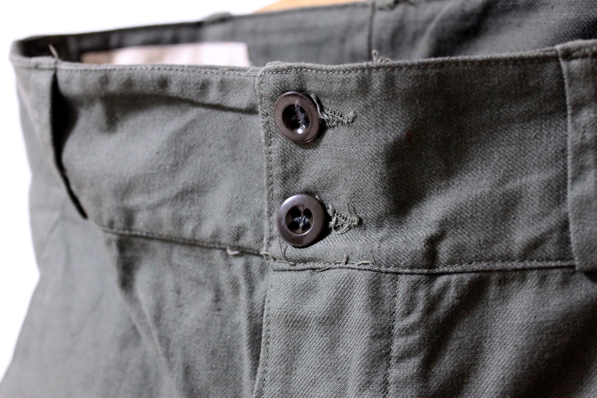 ともに歳月を重ねていける古着 | 1956 FRENCH ARMY M47 TROUSERS 76M 