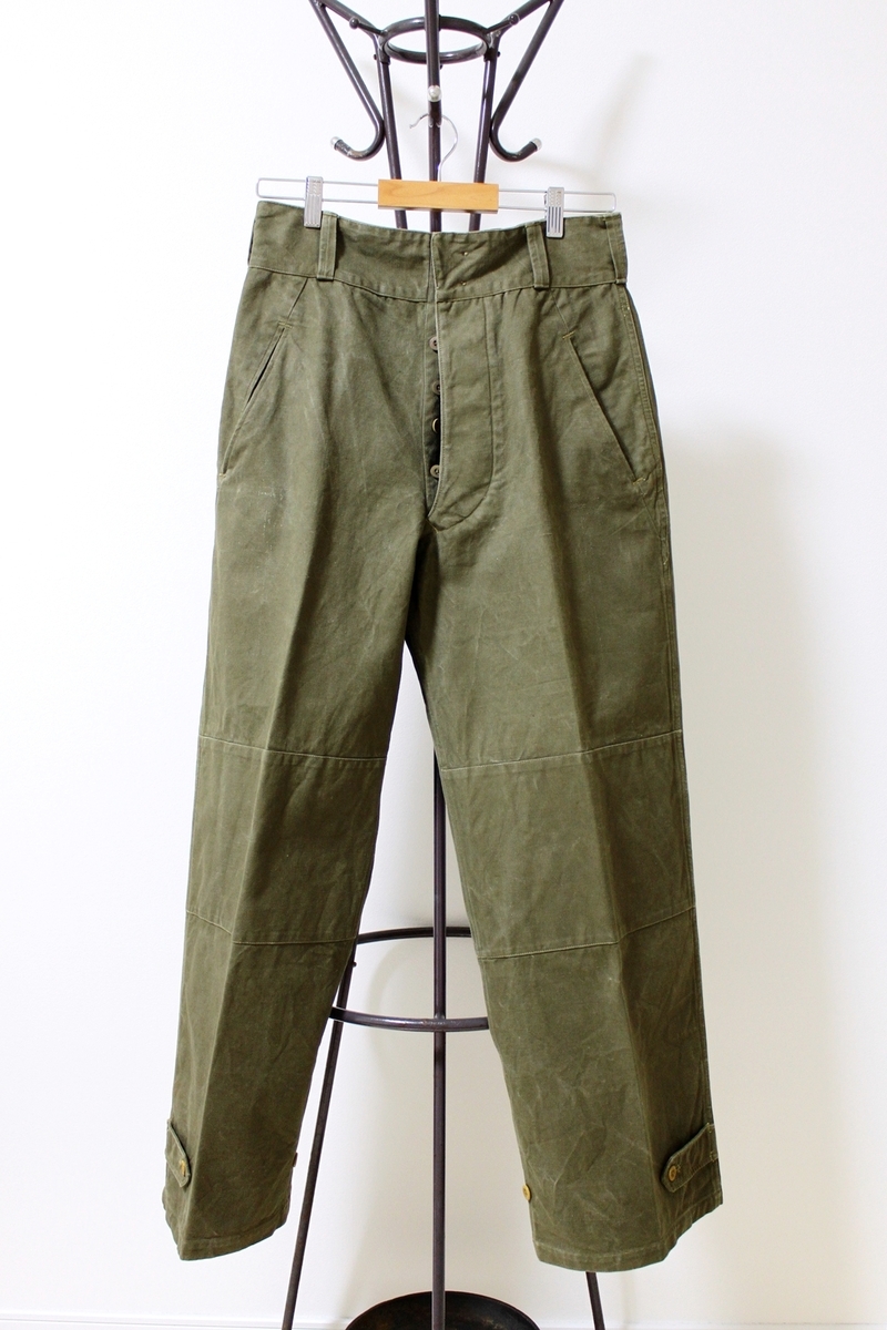 ミニマルに引き算された古着 | 50s FRENCH ARMY M47 TROUSERS 21