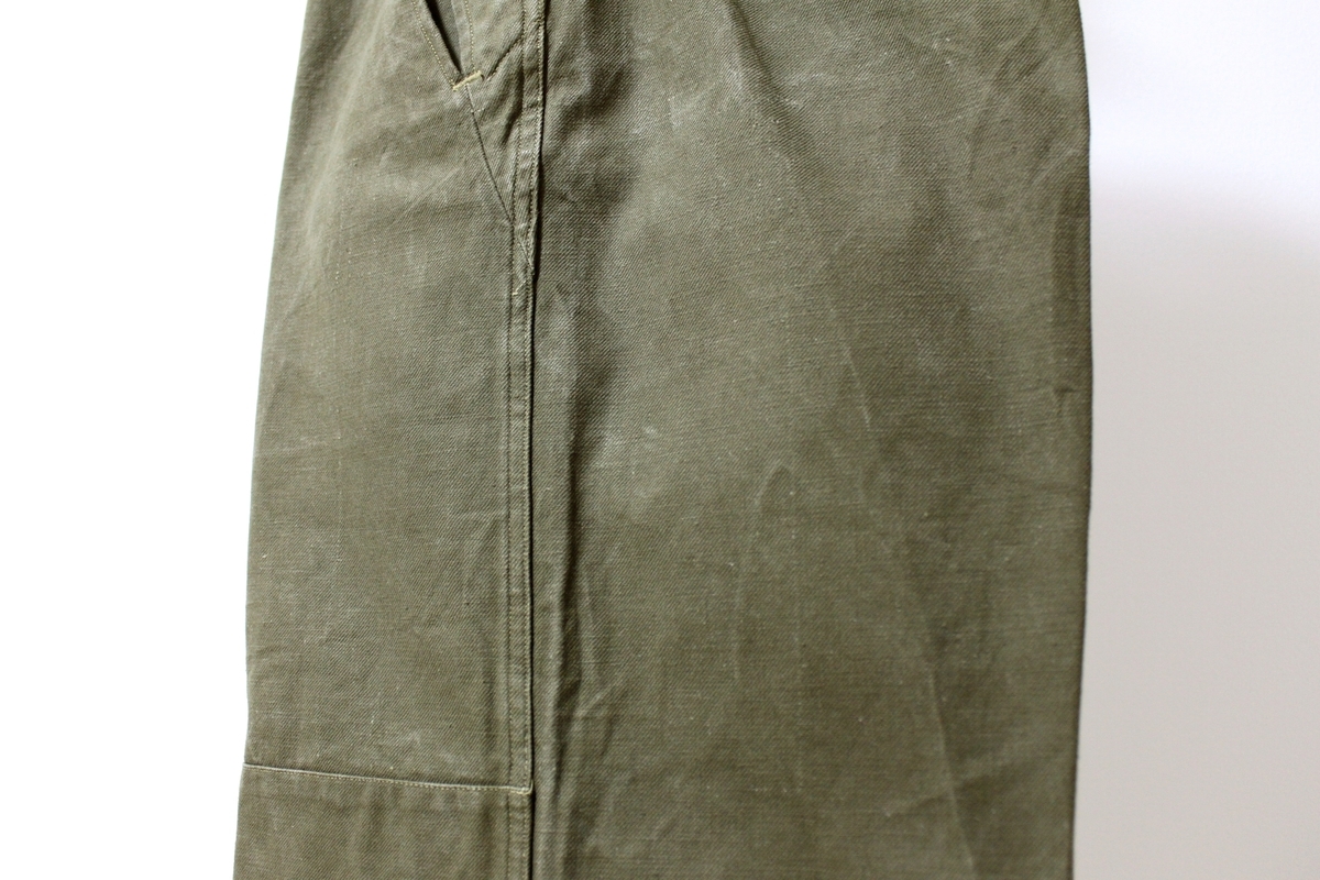 ミニマルに引き算された古着 | 50s FRENCH ARMY M47 TROUSERS 21 with 