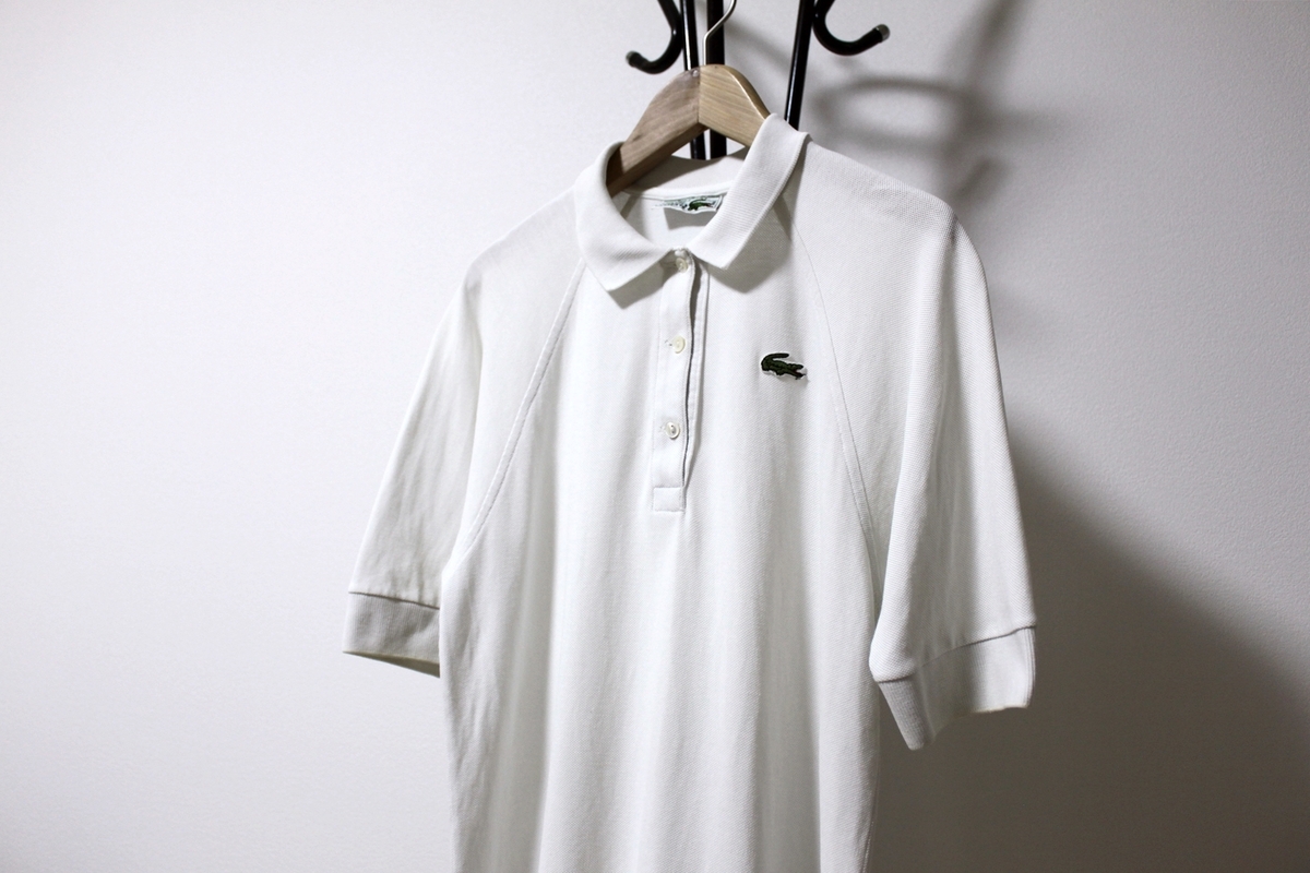 めずらしいワニの古着 | 80s CHEMISE LACOSTE RAGLAN SLEEVE POLO 