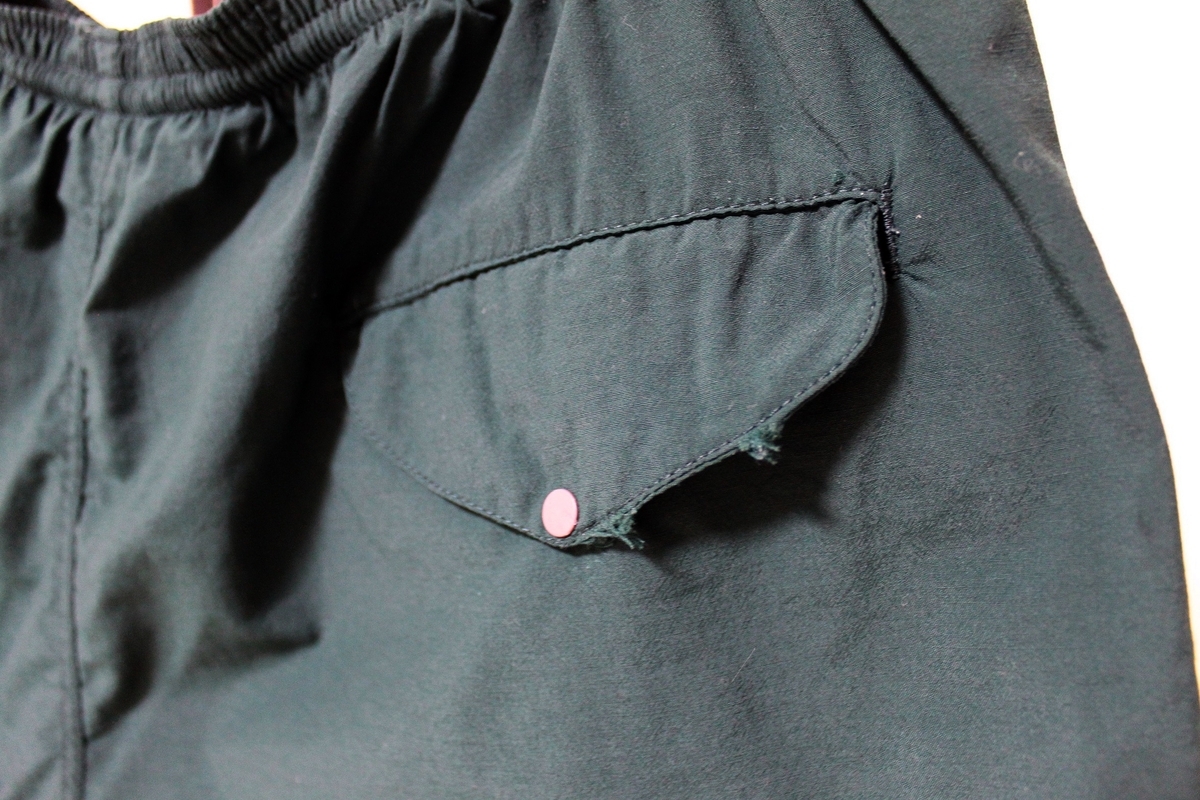 Patagonia 90's バギーズショーツ ハンターグリーン 森と湖の古着 | 1997 PATAGONIA “HUNTER GREEN” BAGGIES SHORTS