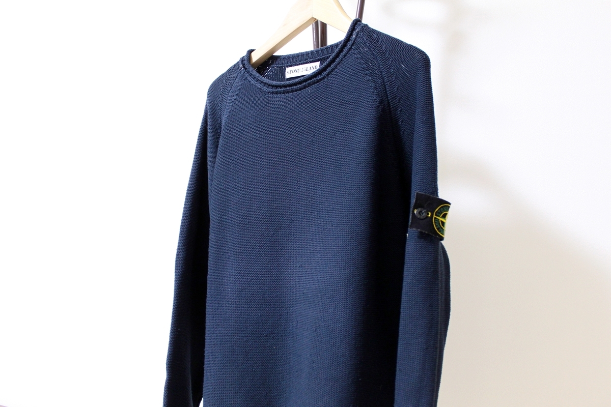 無駄のない古着 | 2002 STONE ISLAND GARMENT DYED COTTON-NYLON KNIT