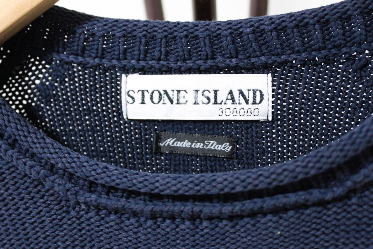 無駄のない古着 | 2002 STONE ISLAND GARMENT DYED COTTON-NYLON KNIT