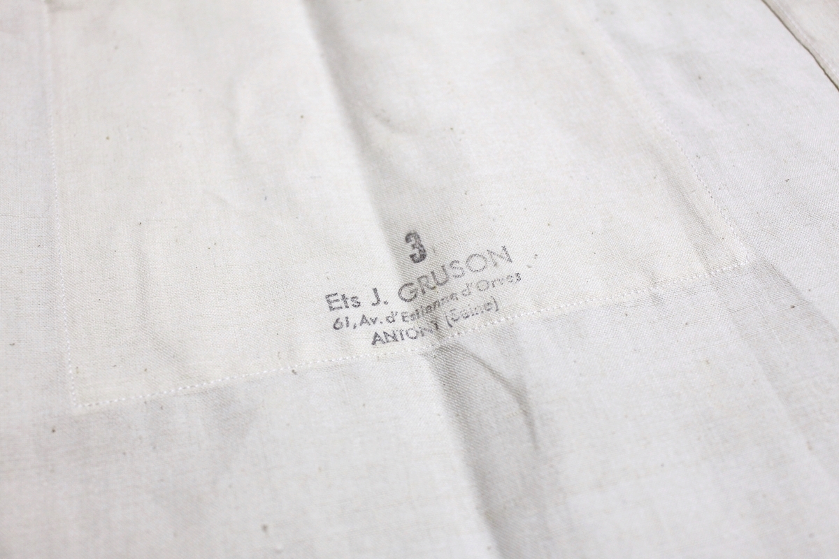 育て甲斐のあるリネンの古着 | 40s FRENCH ARMY LINEN HOSPITAL COAT 