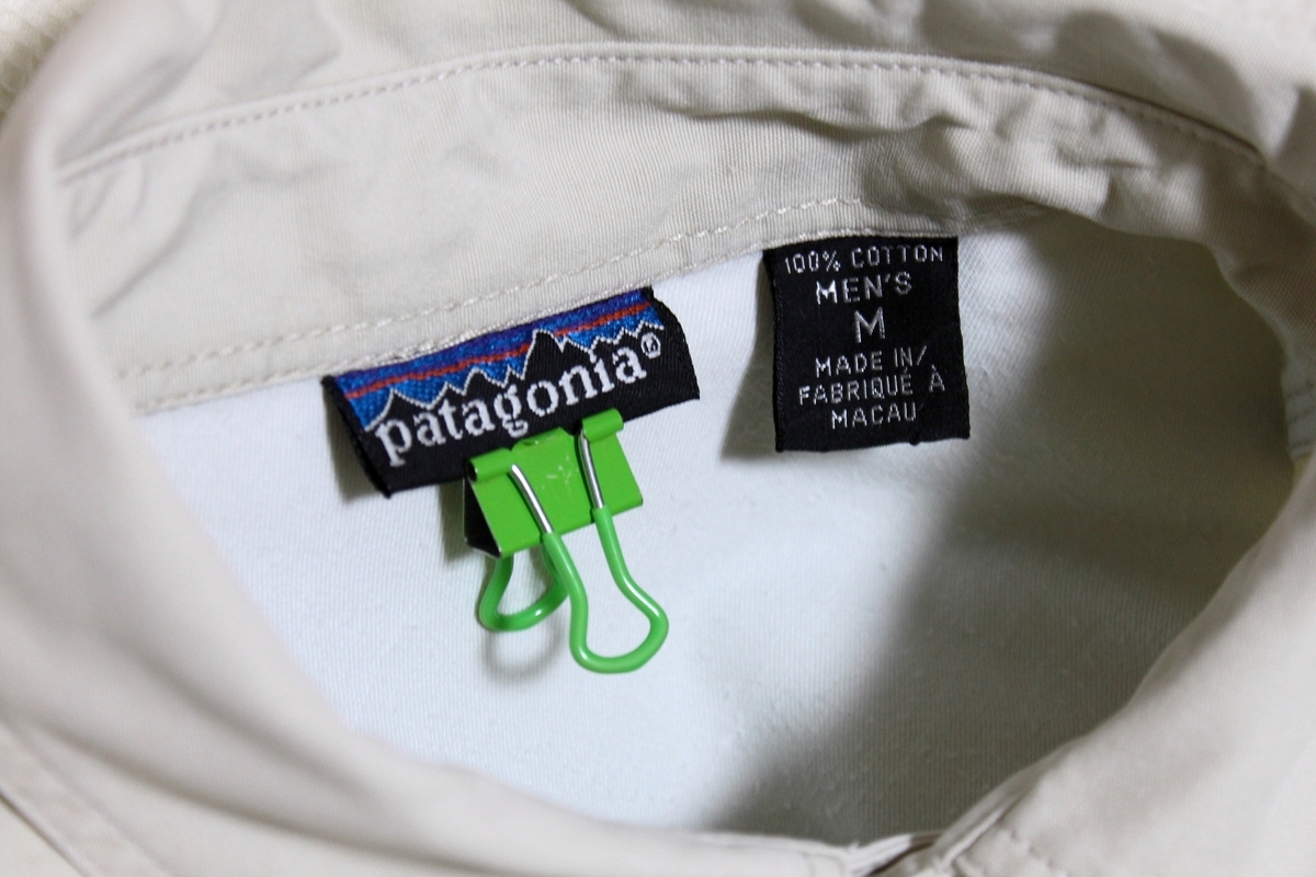 青草の丘に映える古着 | 1990 PATAGONIA COTTON SHIRT made in MACAU