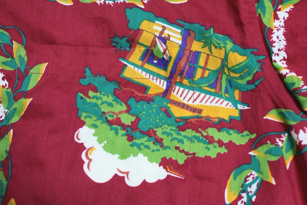 00s パタゴニア パタロハ ハレイワ 2000 ポルトガル製 綿 アロハシャツ 海が聴こえる古着 | 2000 PATAGONIA PATALOHA “HALEIWA” HAWAIIAN