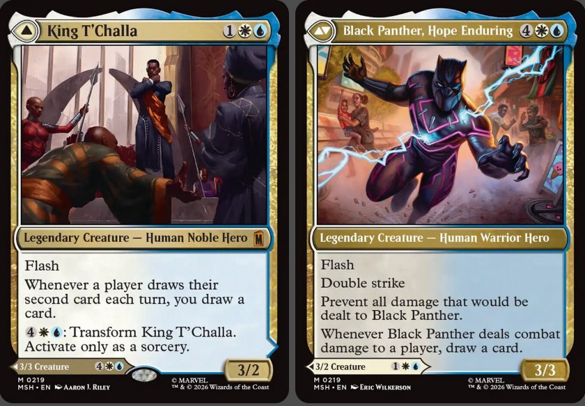 MTG】マーベルセット9日目。ティ・チャラ王ごめんなさい青白