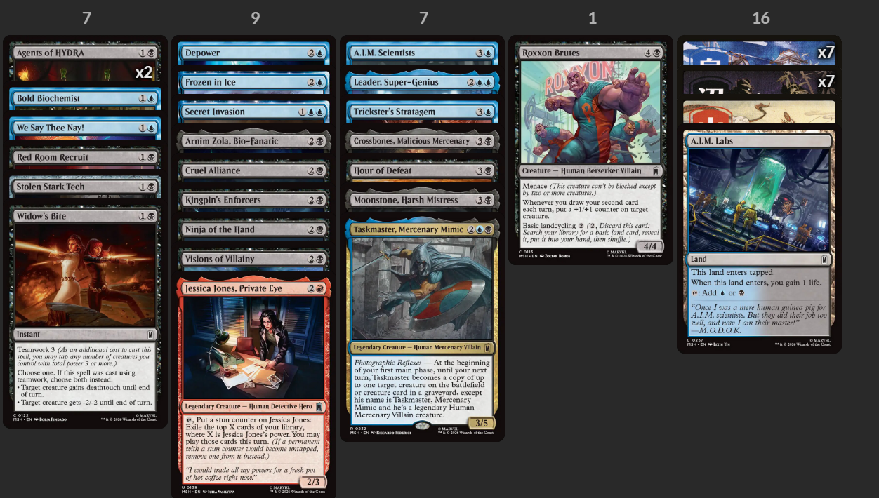 MTG】マーベルセット14日目。ボロボロ青黒→白緑アグロ。 - それでも僕