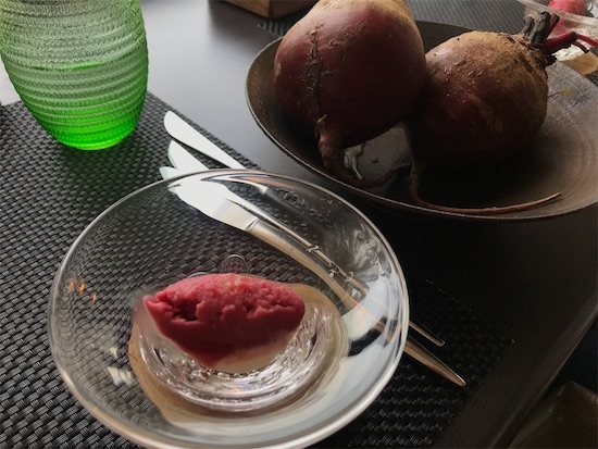 ビーツのシャーベット