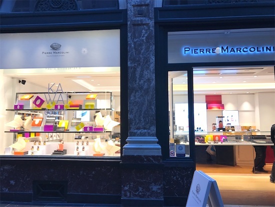 ピエールマルコリーニ店舗の外観