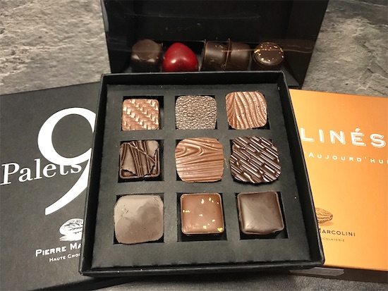ピエールマルコリーニのプラリネチョコセット
