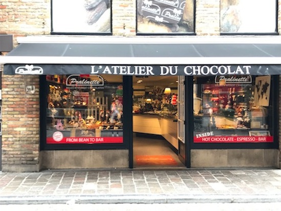 プラリネットの店舗の外観