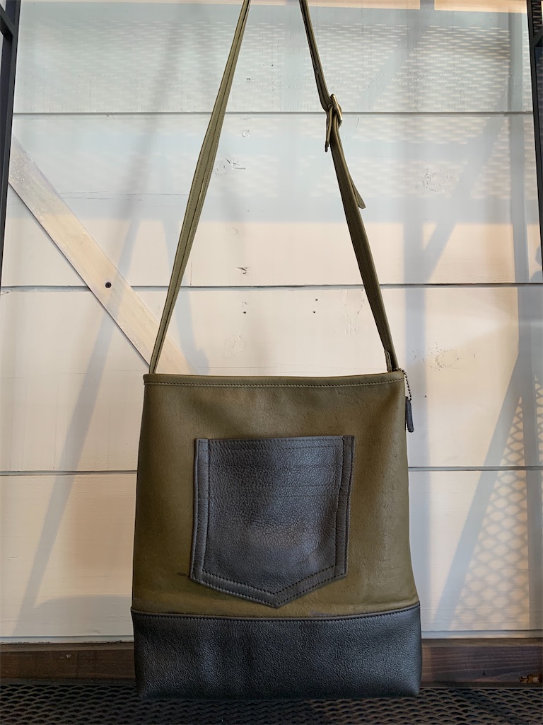 レザーパンツからのリメイクショルダーバッグ - Leather Taku's Blog