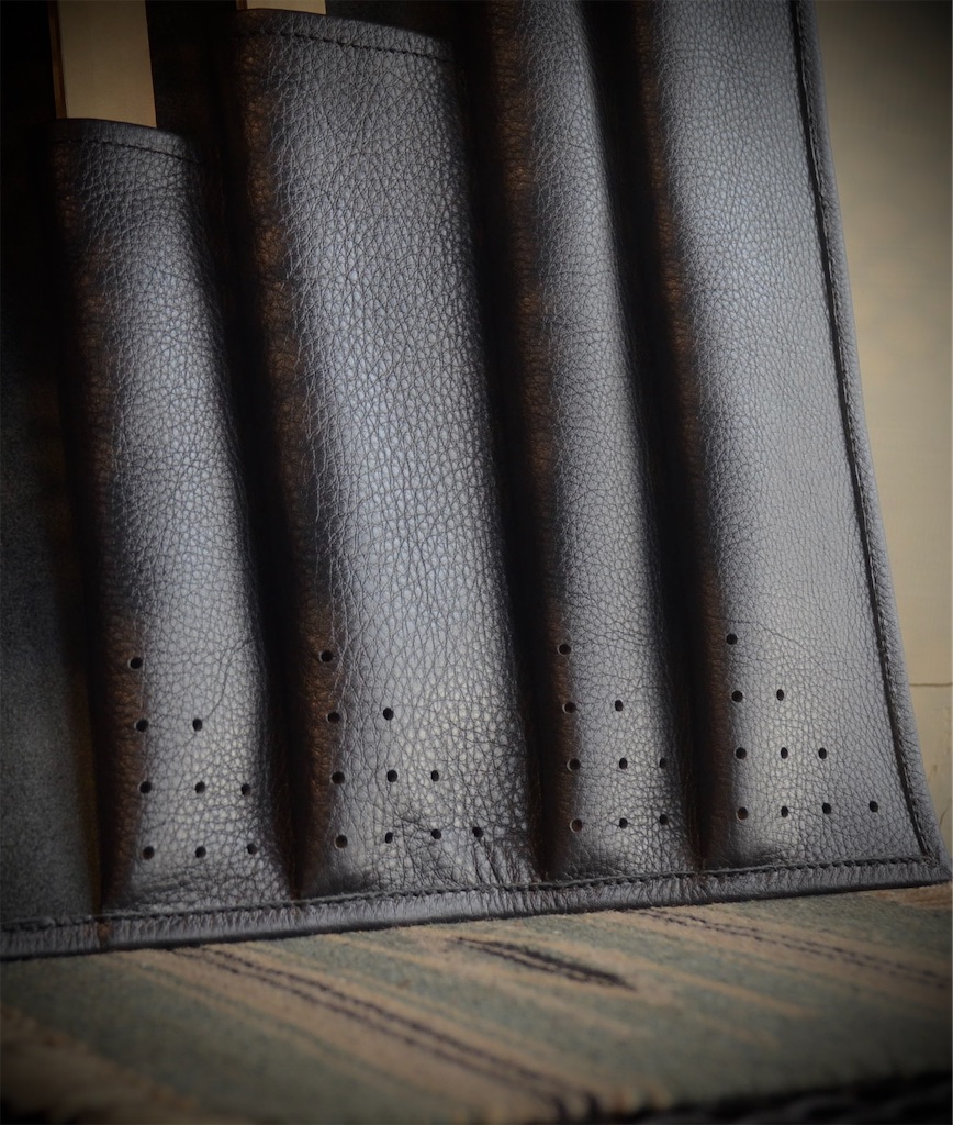オーダーメイドの包丁ケース - Leather Taku's Blog