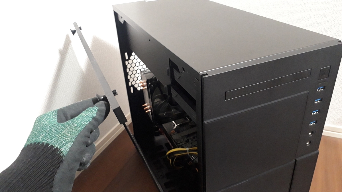 ドスパラ|ガレリアGAMEMASTER GX70R7|クリアパネル開閉