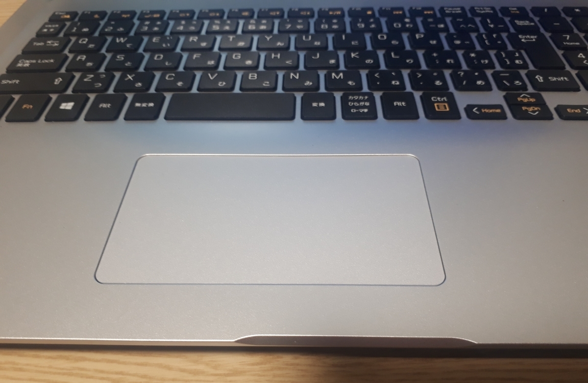 Critea DX-W7|タッチパッド