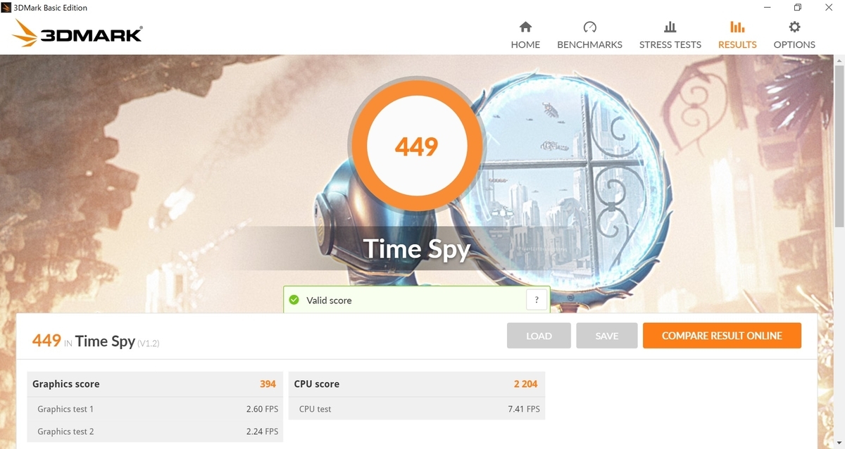 PC-GN1864VAF|3DMARKベンチマーク