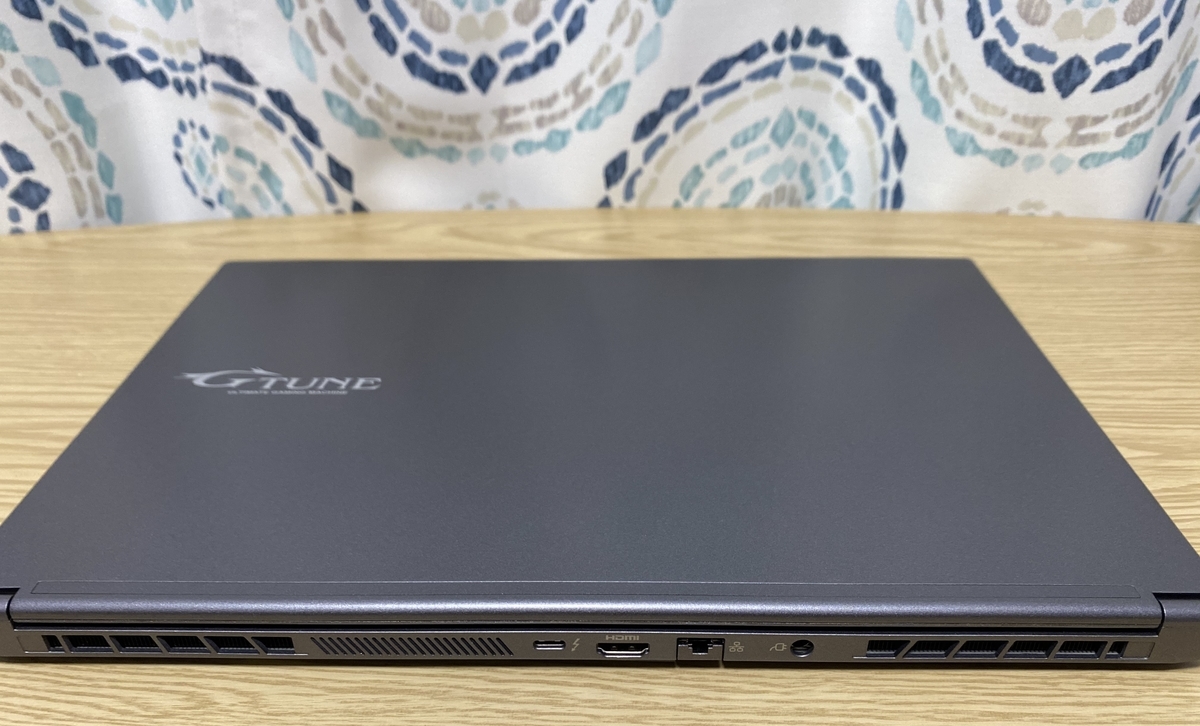 G-Tune E5-144ノートPC Corei7-9750H 2TB HD増設 G-Tune E5-144 ゲーミングノートPC 2TB HDD増設 Hothotレビュー社会人
