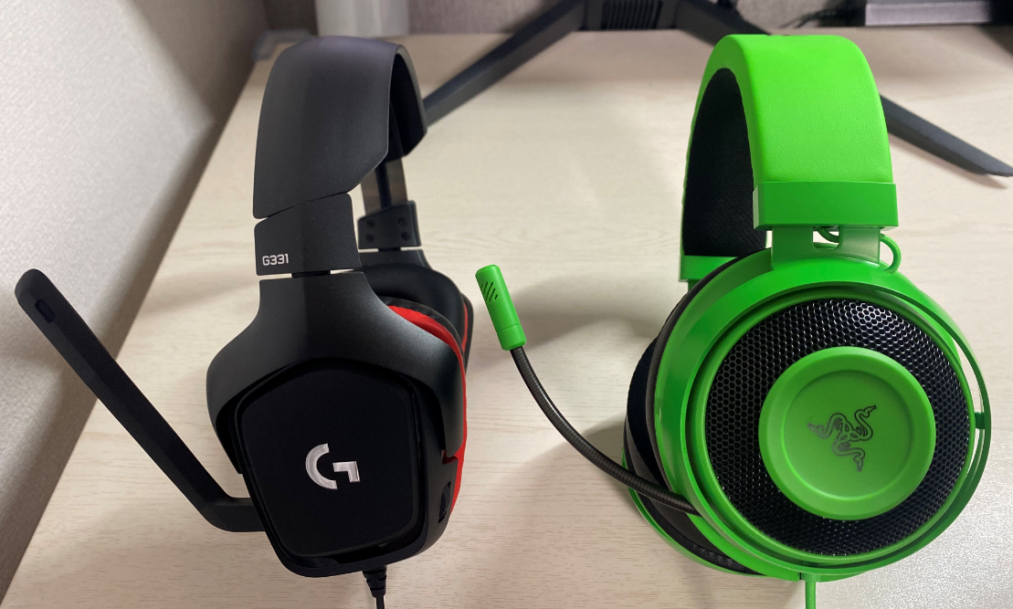 G331 vs Kraken Green】 定番ゲーミングヘッドセットの紹介