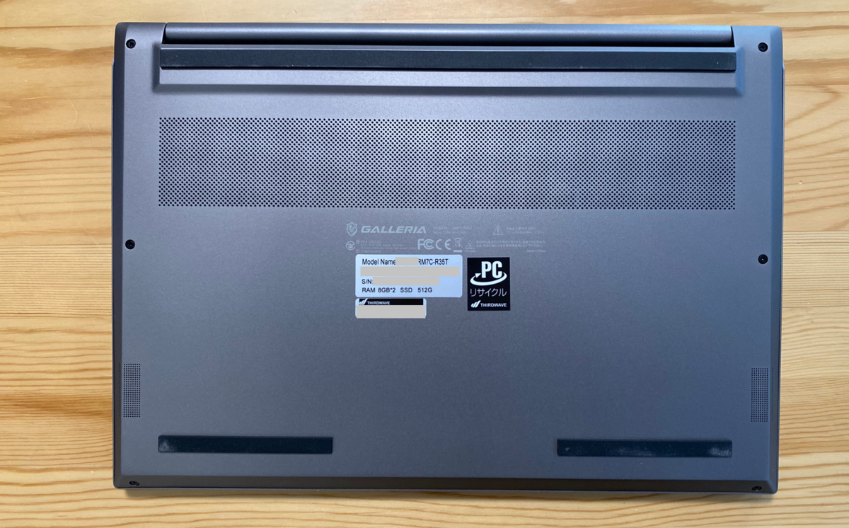 Chromebook本体 GALLERIA RM7C-R35T GALLERIA RM7C-R35Tレビュー｜14インチのコンパクトゲーミング