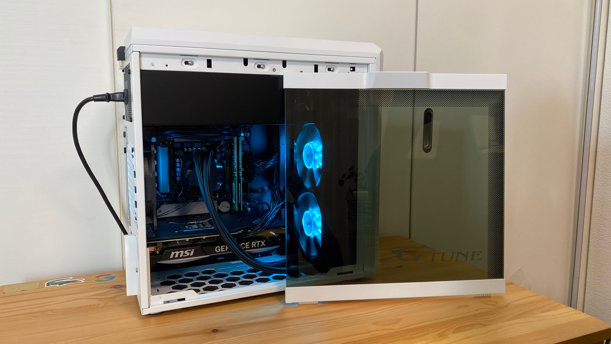 G-Tune ホワイト PCケース　マウスコンピュータ 私が選んだのは「白い」ゲーミングPC｜G TUNE by マウス
