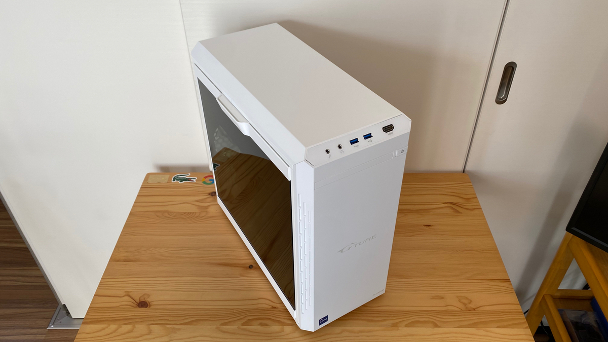 G-Tune DG-I7G70ﾎﾜｲﾄ】実機レビュー【めっちゃかっこいい