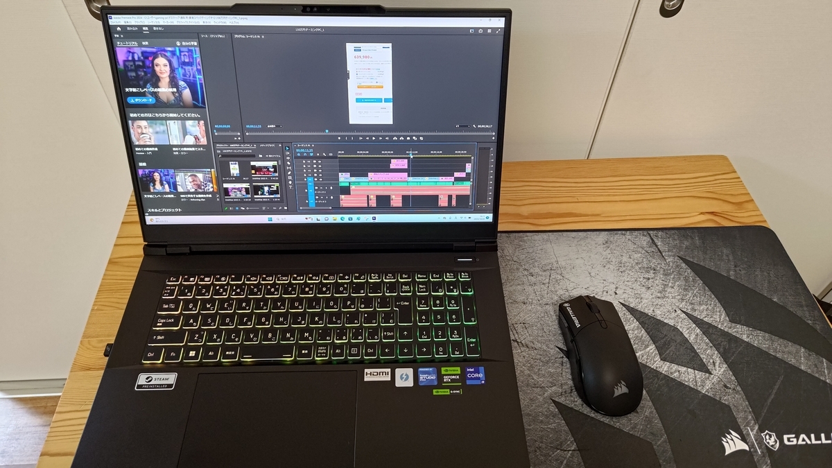 RTX4090ゲーミングノートが強すぎる】GALLERIA UL9C-R49【高性能 