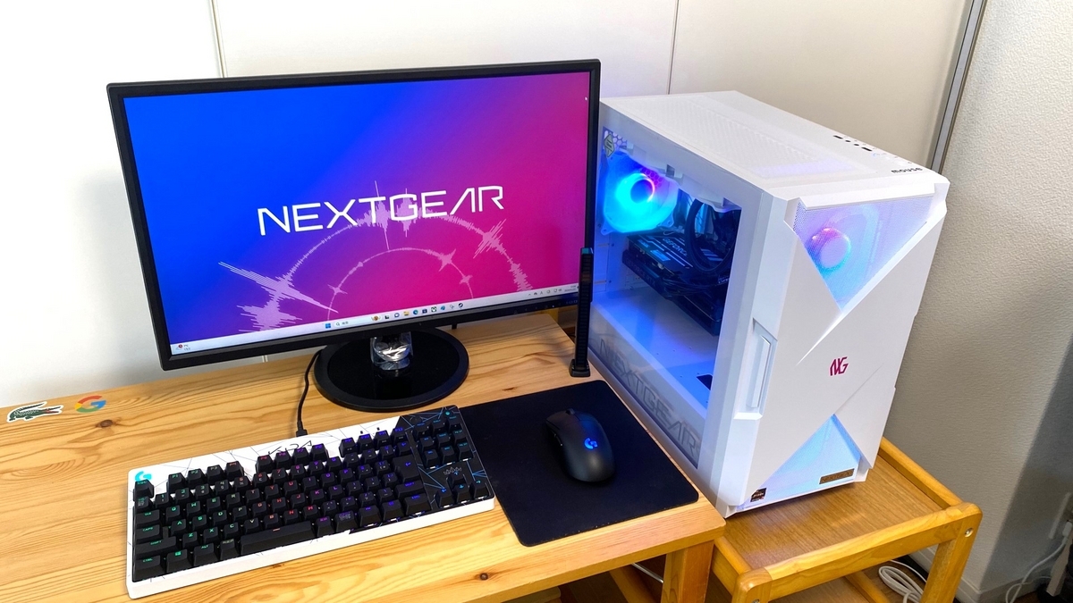 [STANDARD]白い光る✨ゲーミングPC✨フルセット✨GTX970@ eX.computer イーエックスコンピュータ ゲーミングPC G-GEAR