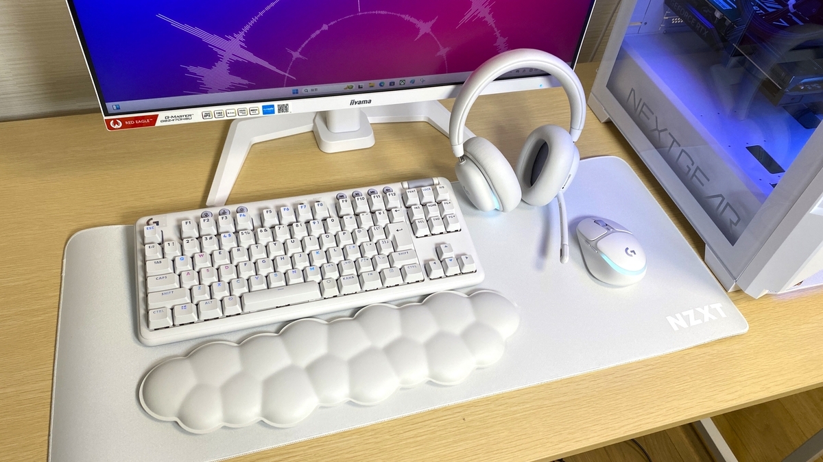 Logicool - ロジクール　オーロラコレクション　マウスパッド　ホワイト Logicool ホワイト マウスパッド オーロラコレクション