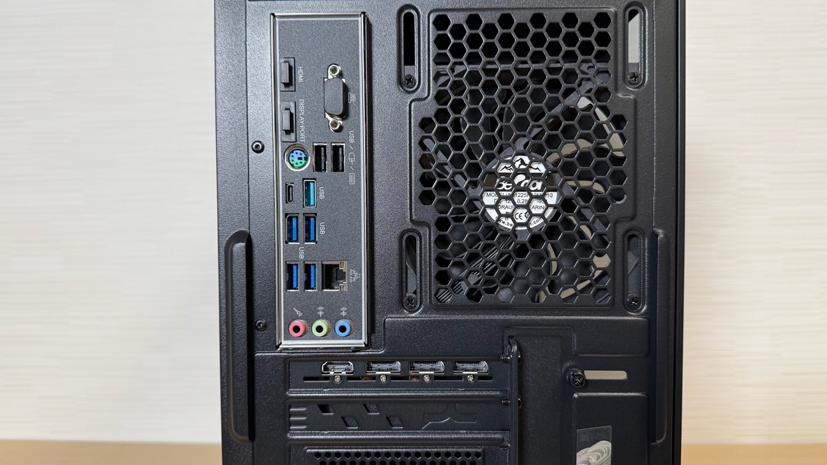 NEXTGEAR JG-A7G70】RTX5070+Ryzen7 7800X3DゲーミングPC実機