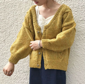 Kastane - 完売☆カスタネ☆ボリュスリニットカーディガン☆奥様