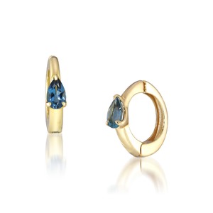 トパーズのクリップイヤリング トパーズのクリップイヤリング