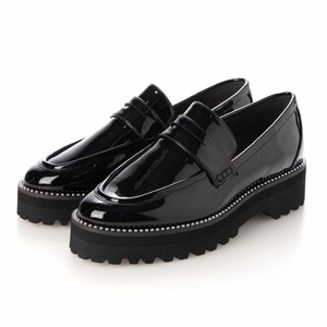 ブラックエナメルローファー