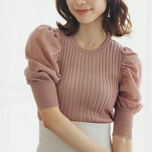 パフスリーブトップス