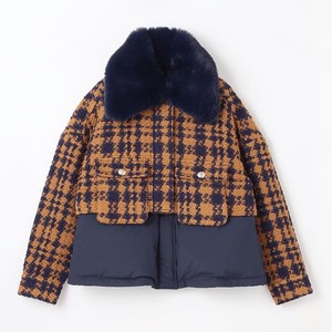 ファー衿ジャケット