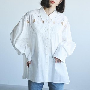 レース刺繍シャツ レース刺繍シャツ