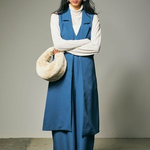 ブルーのロングジレ ブルーのロングジレ