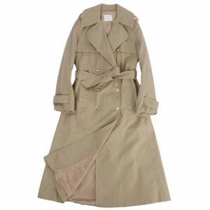 金ボタントレンチコート