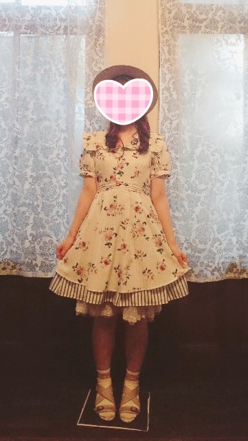 Axes Femme フラワーバッスルワンピース オタクロリィタのコーデブログ