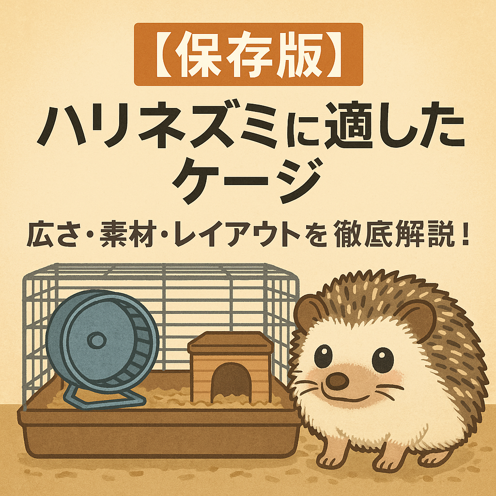 保存版】ハリネズミに適したケージの選び方！広さ・素材・レイアウトを