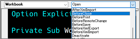 BeforeCloseイベント