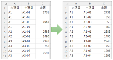 結合解除サンプル