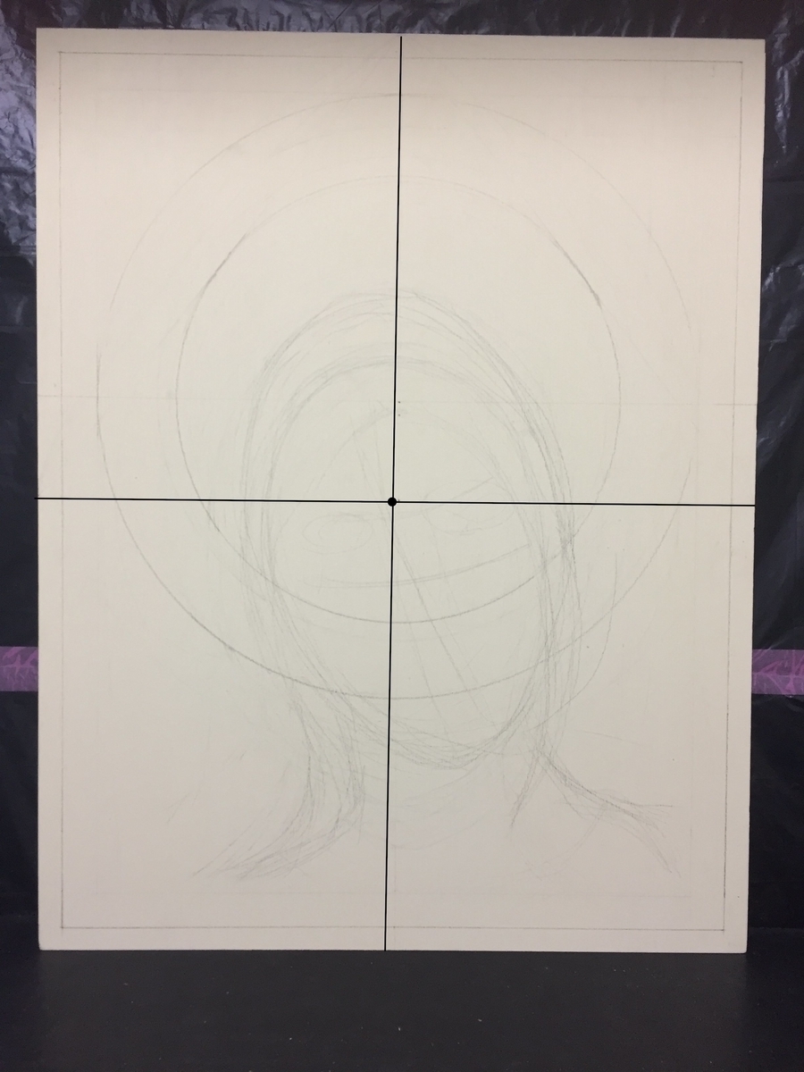 絵の描き方 人物画 下書き編 色彩とグラデーションについて