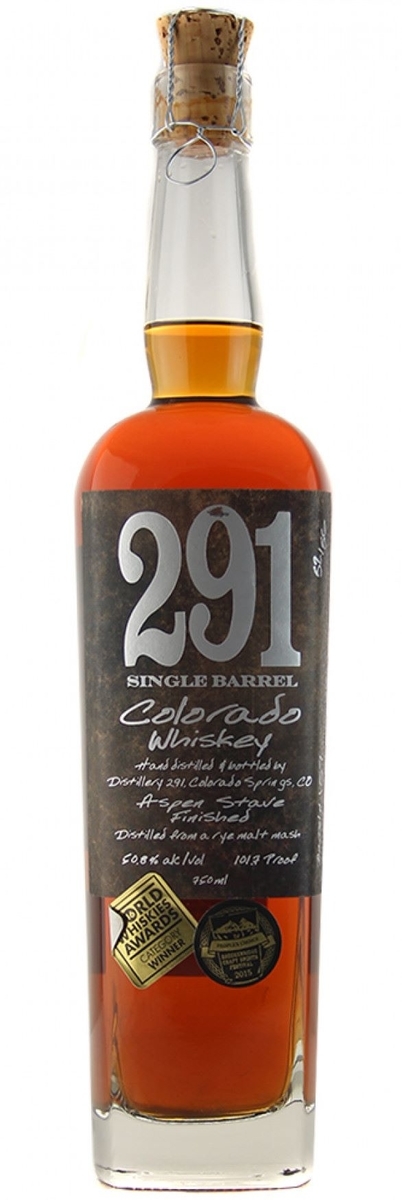291 コロラド シングルバレル ライウイスキー／291 Small Batch Colorado Rye Whiskey - ホームレス ドランカー