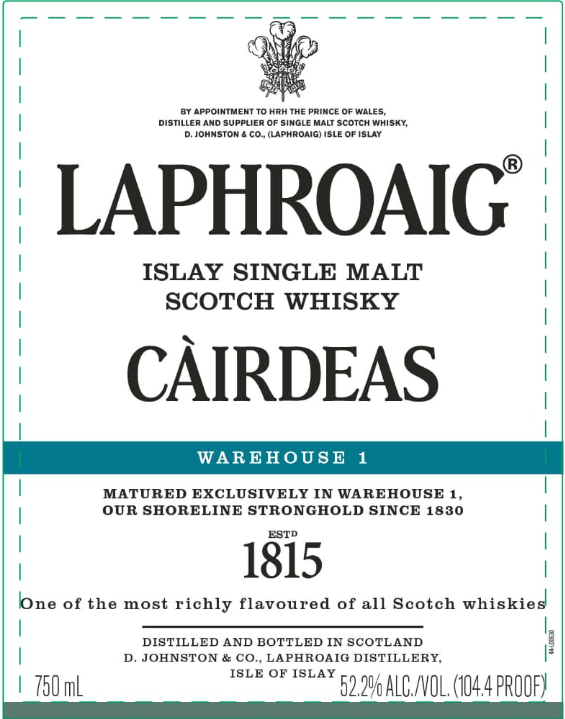 ラフロイグ カーディス 2022 ウェアハウス 1/Laphroaig ラフロイグ カーディス 2022 ウェアハウス 1/Laphroaig