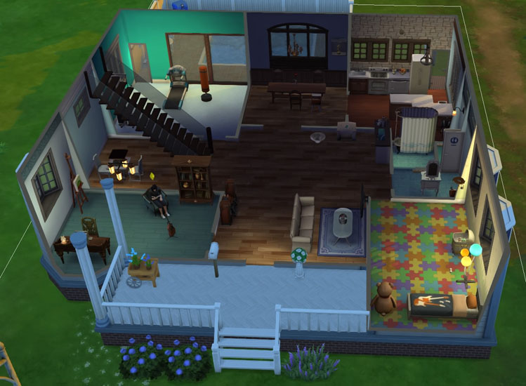 シムズ4プレイ記 075 ルークの子供部屋 Littlebroomstick